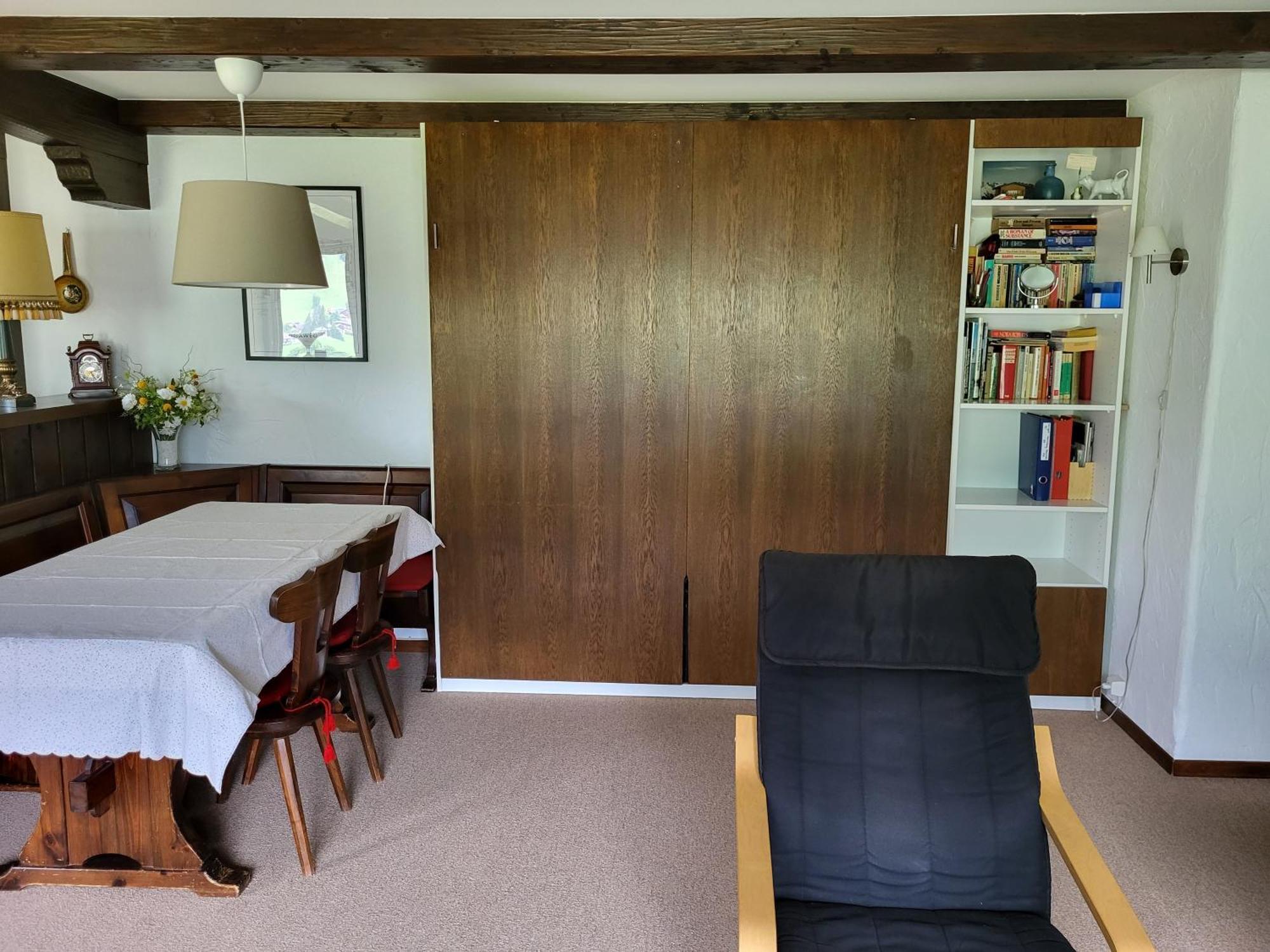 Appartement In Hus Signal Met Prachtig Uitzicht Op De Bergen Klosters Bagian luar foto