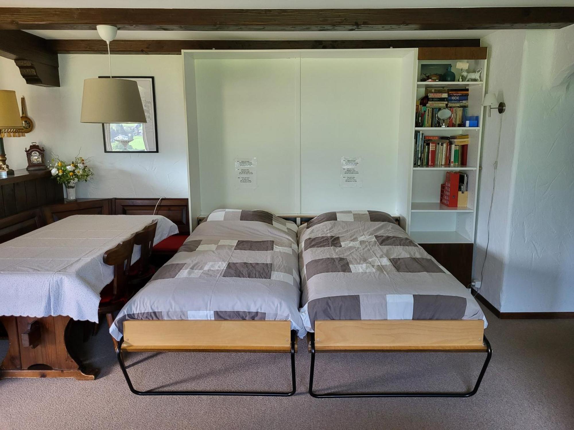 Appartement In Hus Signal Met Prachtig Uitzicht Op De Bergen Klosters Bagian luar foto